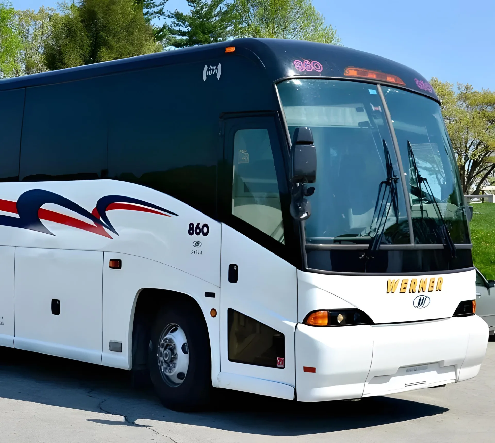 Werner Coach front quarter view