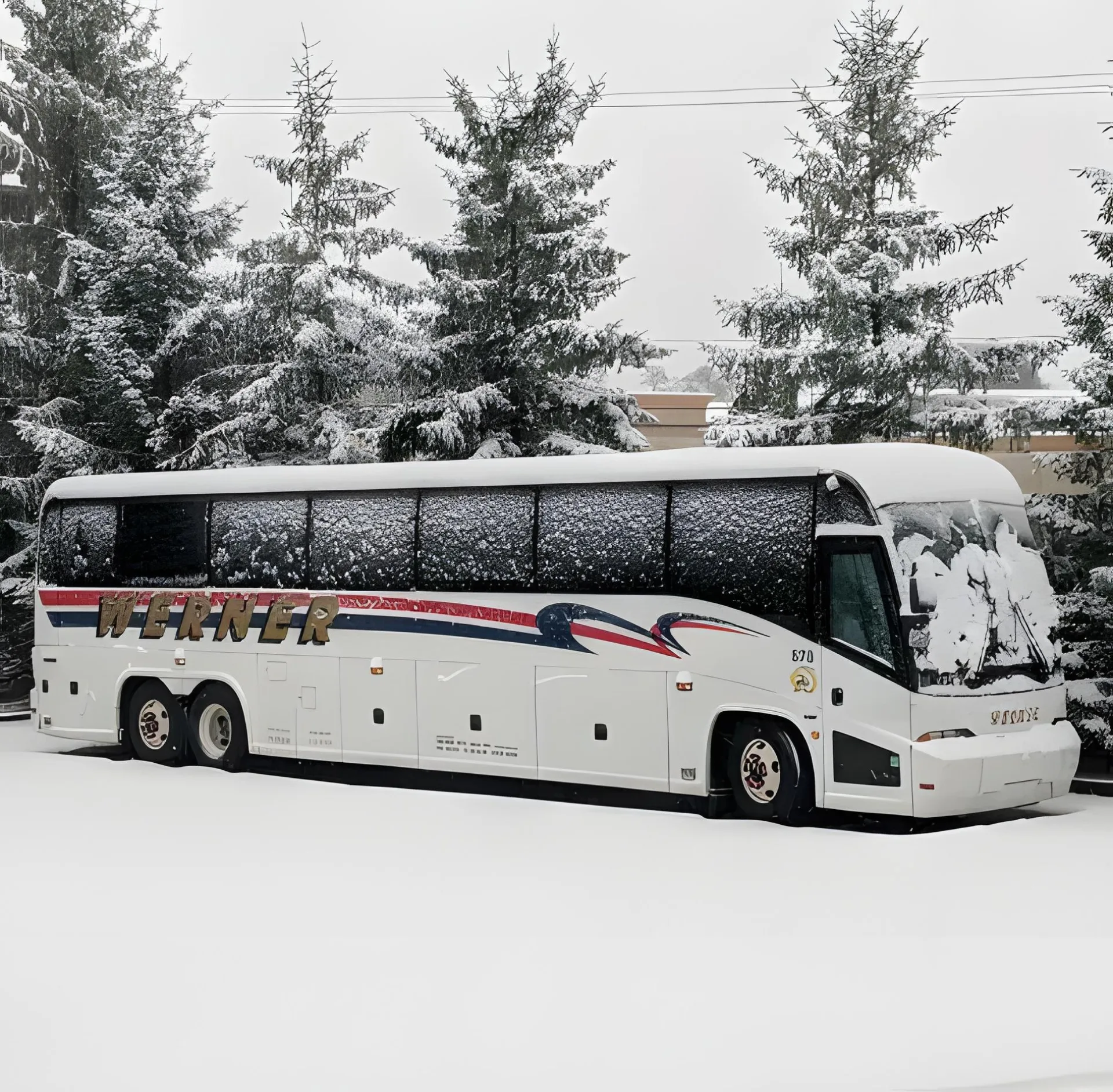 Werner Coach in snow
